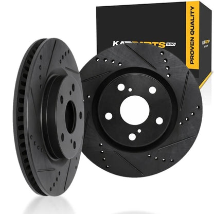 Rotor Set for Kia K5 (2021–2025) | Drilled and Slotted | ALX-PAU-DF-8002-21047-CLA2
