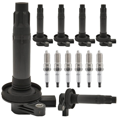 6X Ignition Coils + 6X Iridium Spark Plugs for Mazda CX-9 (2007–2015)