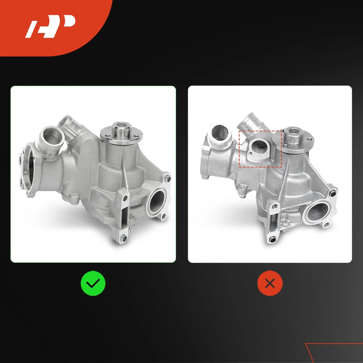 Engine Water Pump for Mercedes-Benz C280 C36 AMG (1994–1995)