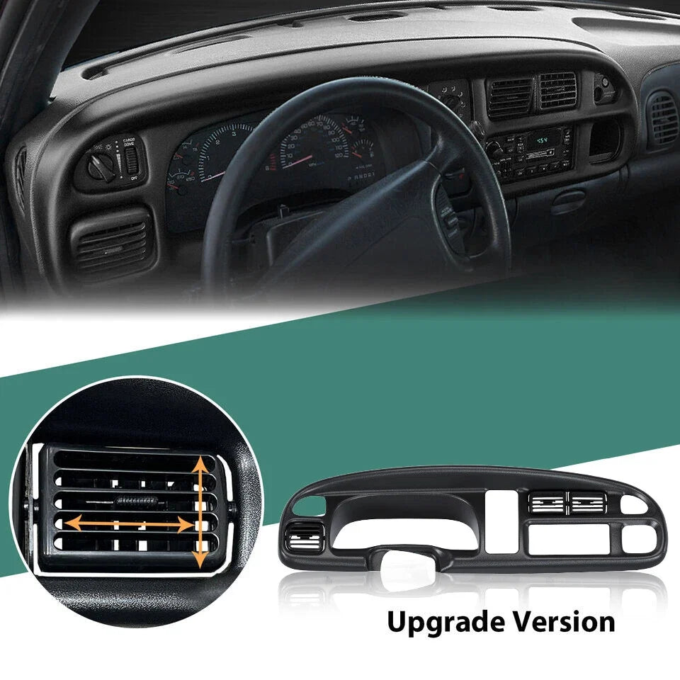 Dash Board Bezel Cover with Vents for Dodge Ram 1500 2500 3500 (1998–2002)