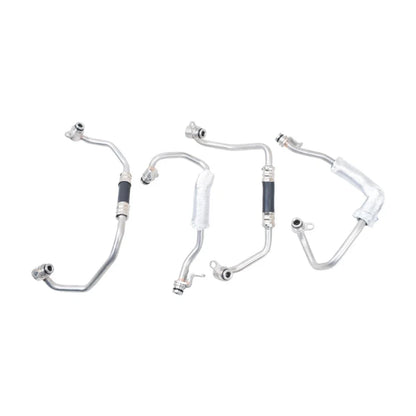 Set of 4 Turbo Charger Coolant Hose Line Kit for BMW 335i xDrive (2007–2013)