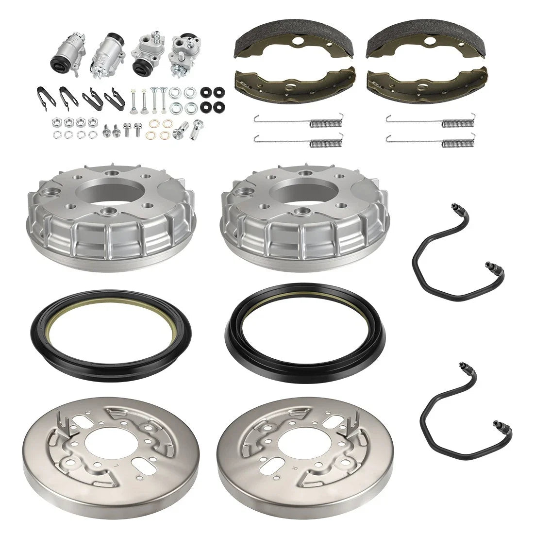 Front Brake Drum Shoes Kit for Honda Rancher 350 TRX350FE/TRX350FM (2000–2003)