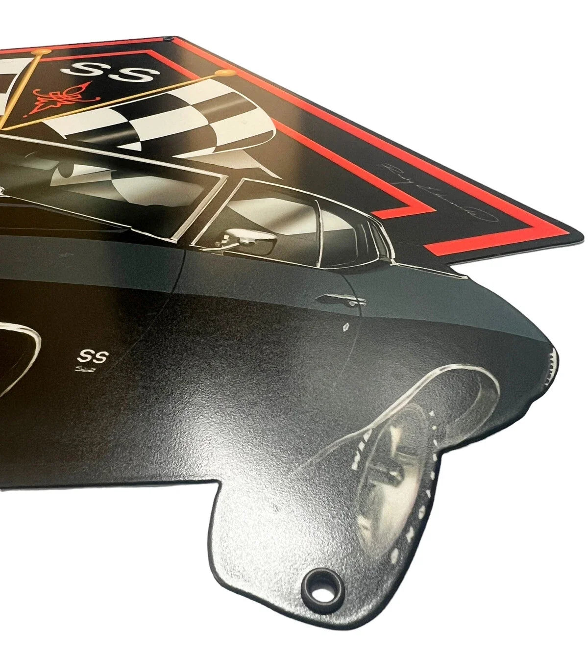 Metal Flag Sign for Chevy Chevelle SS (1966–1970)