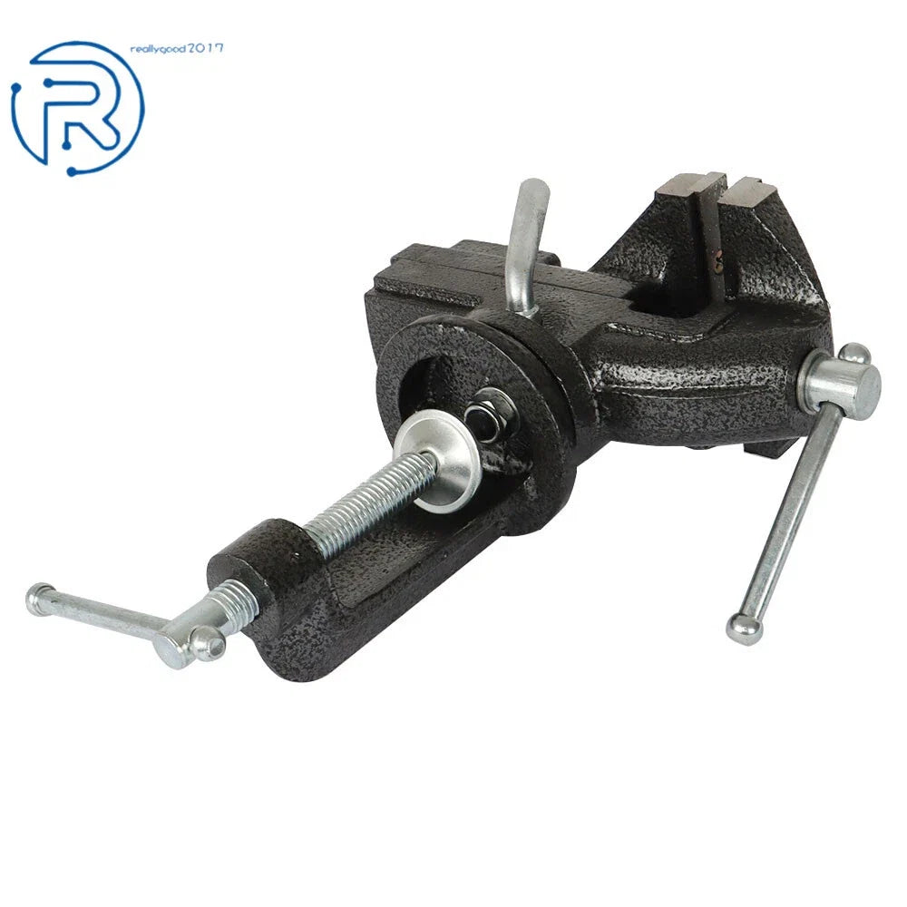 80mm Anvil Portable 360º Swivel Base Work Bench Table Top Vice Vise
