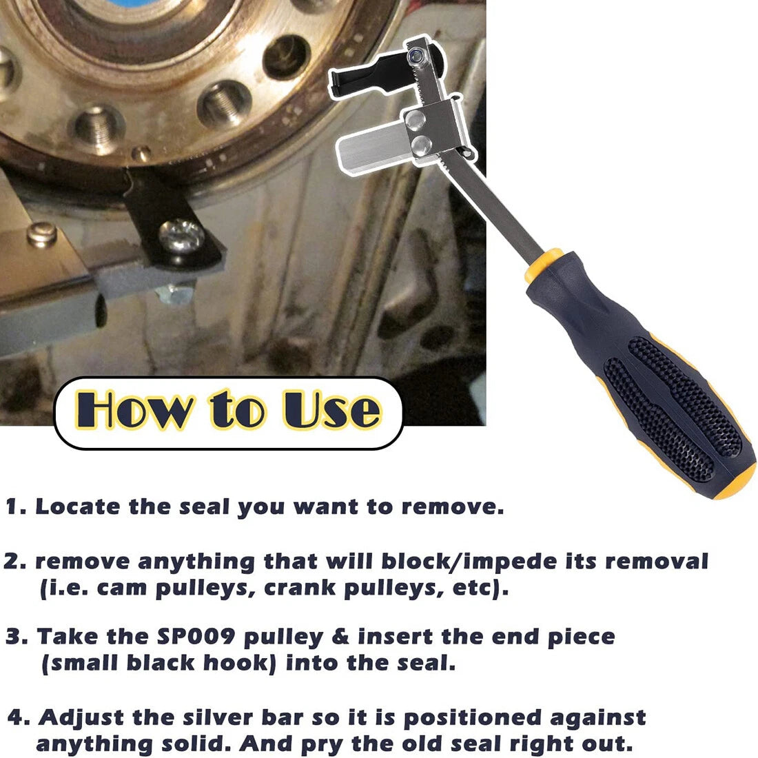 SP009 Shaft Seal Puller Tool for Automotive Applications