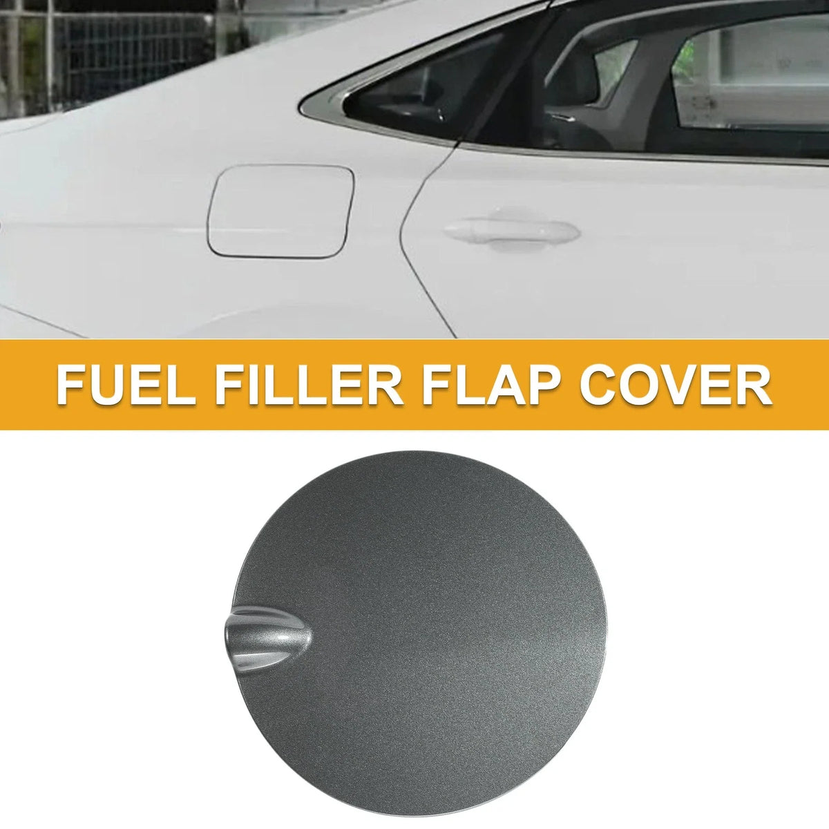 Fuel Tank Door Cap for Ford Focus MK2 MK3 (2008–2011) Gray