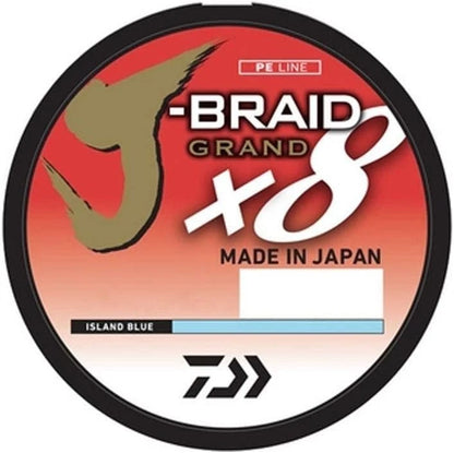30lb J-Braid Grand 8 Braided Line for High-Performance Fishing (300 Yards)