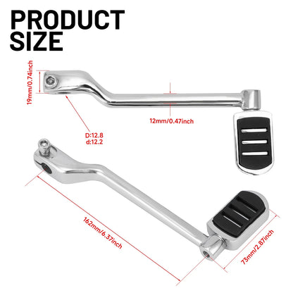 Heel Toe Shift Lever Shifter Pegs for Harley Touring Road King Glide Softail