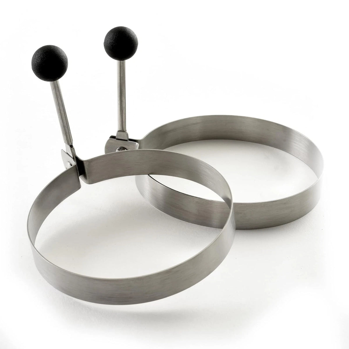 Set of 2 Norpro Stainless Steel Round Egg/Pancake Rings (3.75")