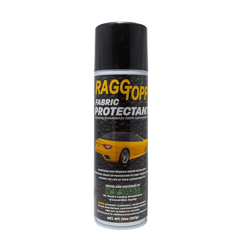 Convertible Top Fabric Protectant for RAGGTOPP (14 Fl Oz) UV Water Repellent