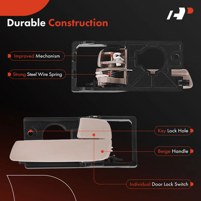 Front Passenger Door Handle for Kia Rio Rio5 (2006–2011) 82620-1G000RU, 826201G000RU, 81147