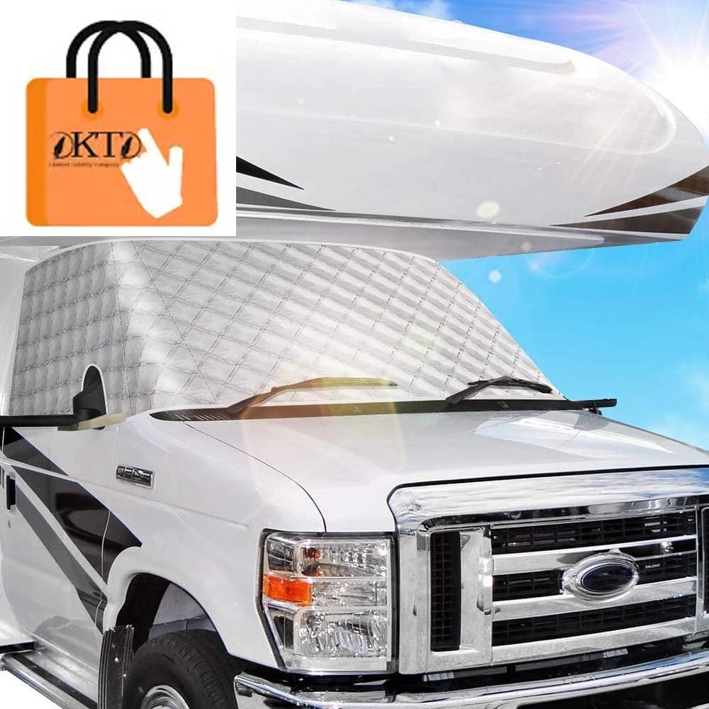 RV Windshield Snow Cover for Ford E450 Class C (1997–2024)