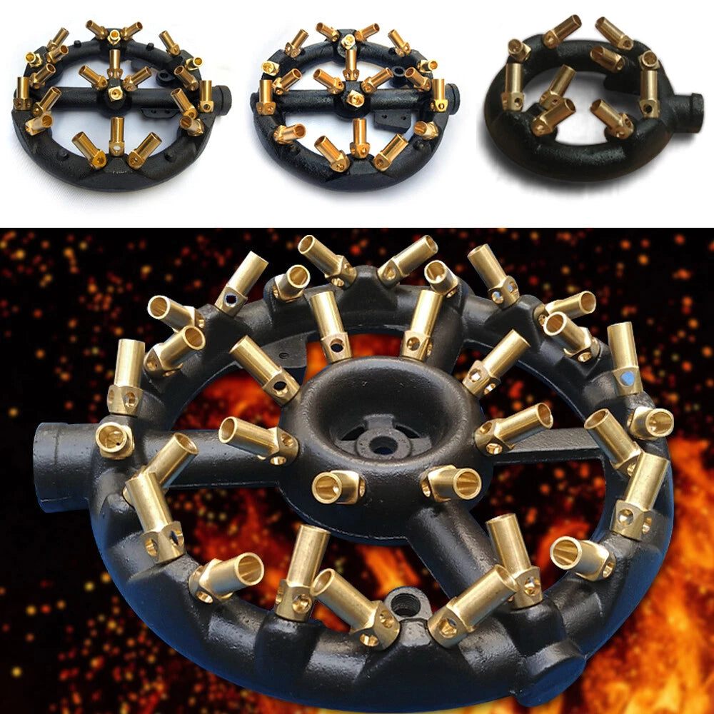 Jet Burner for Commercial Wok (Natural Gas, Cast Iron, Brass)