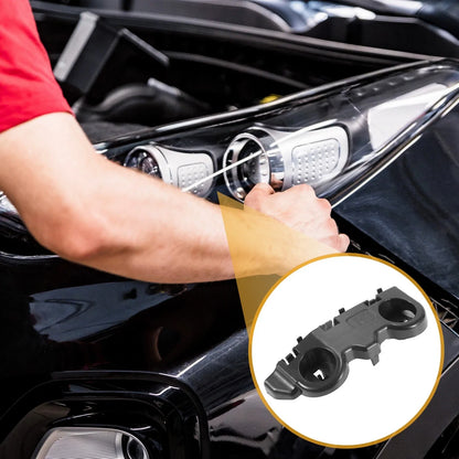RH Front Bumper Support Bracket for Nissan Kicks (2018–2019) 1 Pc Black ABS