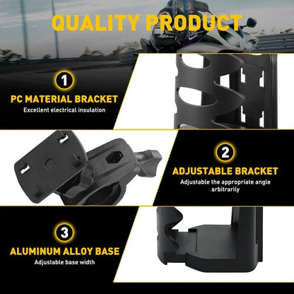 Drink Cup Holder for Harley Road King, Electra Glide, Street Glide, Dyna (2000–2023)