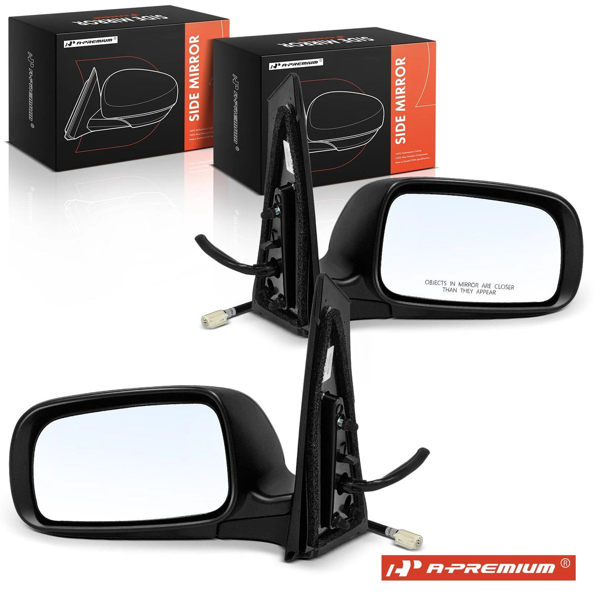 2X Power Mirror for Toyota Prius (2008–2009) 8791047250, TO1321255, TO1320255