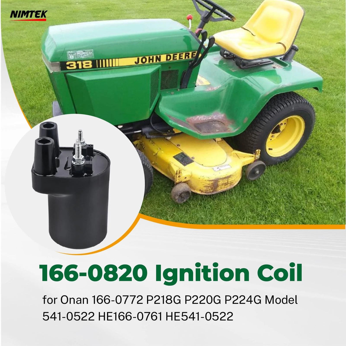 Ignition Coil for Onan P218G P220G P224G