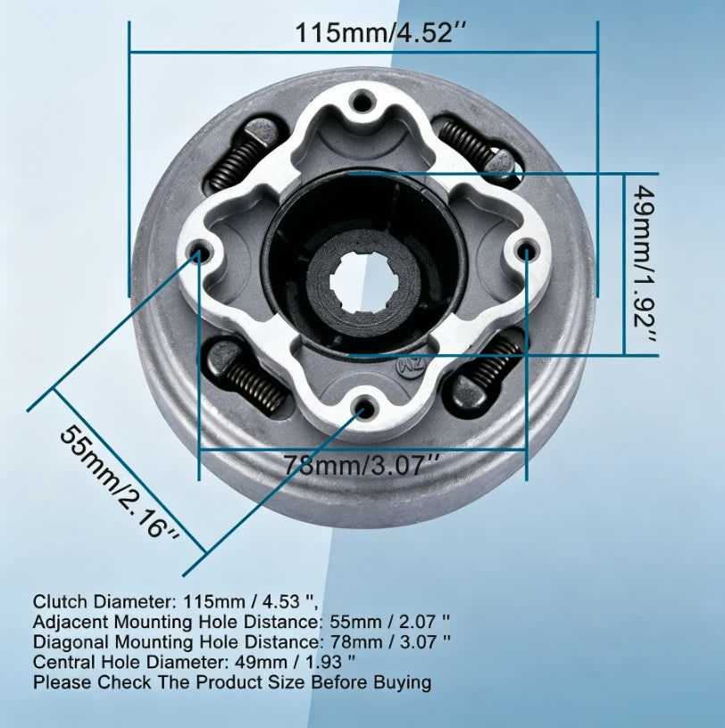 Heavy Duty Manual Clutch Kit for 50cc-125cc Dirt Bike ATV (Group-26)