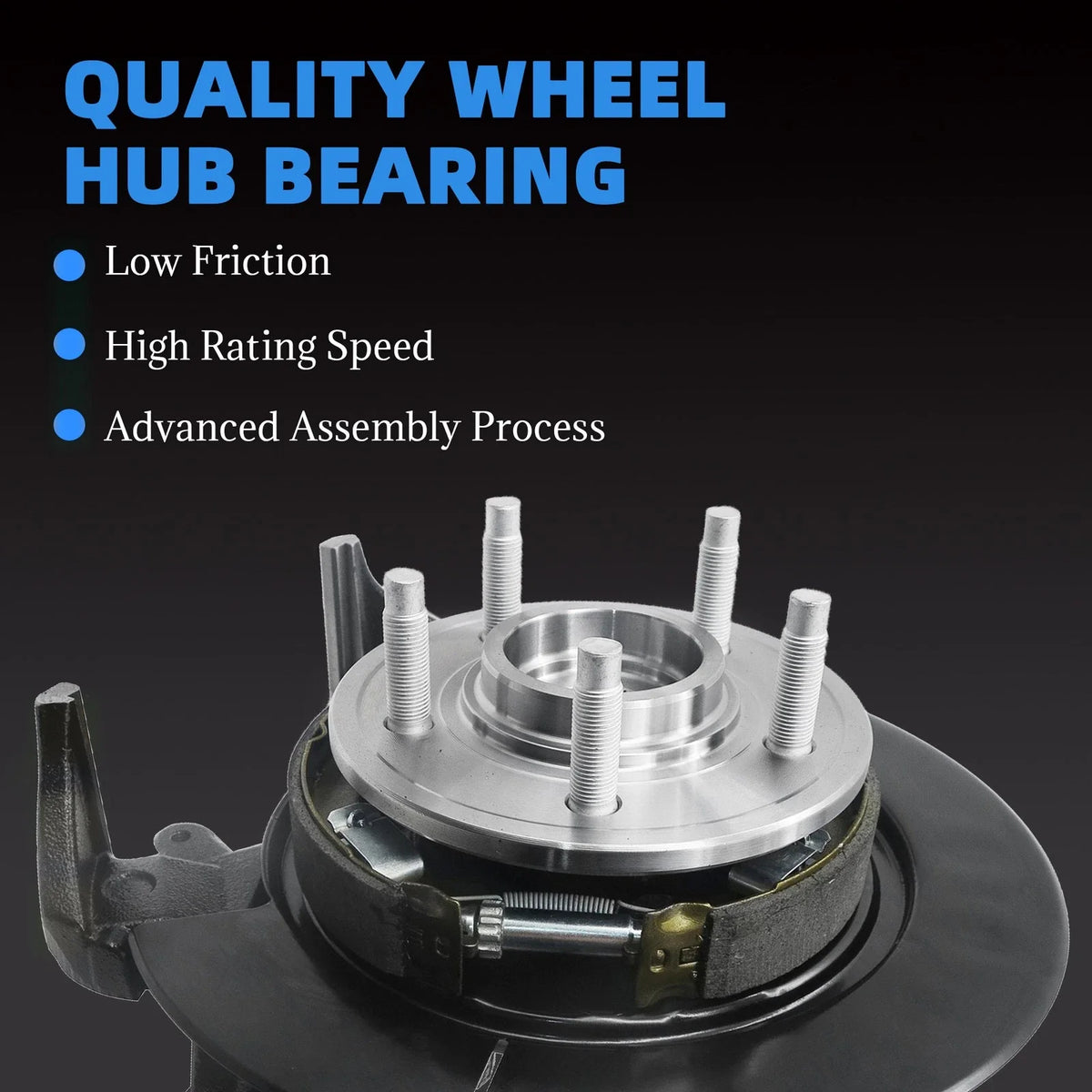 2X Steering Knuckle Wheel Bearing Hub Assembly for Toyota Highlander (2001–2023)