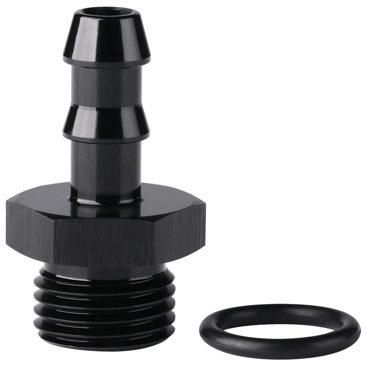 6AN -6 ORB Male to 1/4 Hose Barb Straight for Universal Applications