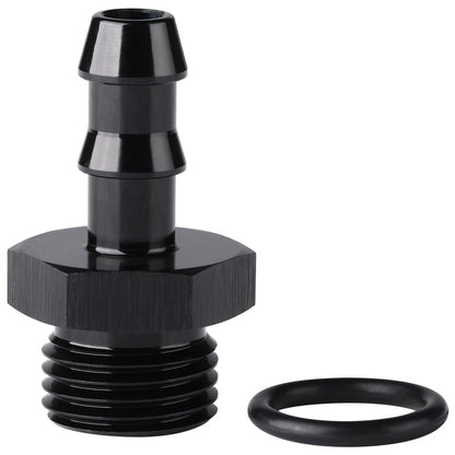 6AN -6 ORB Male to 1/4 Hose Barb Straight for Universal Applications