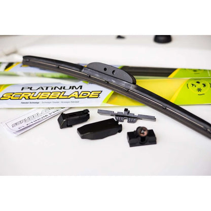 Set of 2 Scrubblade Platinum Wiper Blades for Ford C-Max (2013–2017) U2-G0041FMW2, 11711383-101, 11711384-101