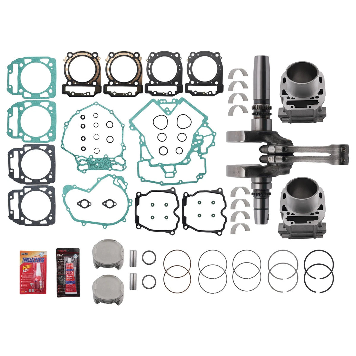 Cylinder Piston Crankshaft Kit for Can Am Commander 1000 (2014–2018) 420413116