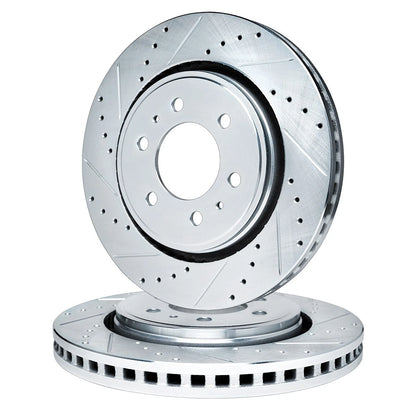 2X Brake Discs for GMC Chevrolet K1500 Standard Cab Pickup (1988–1991) WGPN1-48042