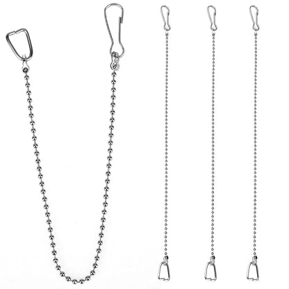3X Toilet Flapper Chain 9.8 Inch for Universal Fit (No Specific Years)