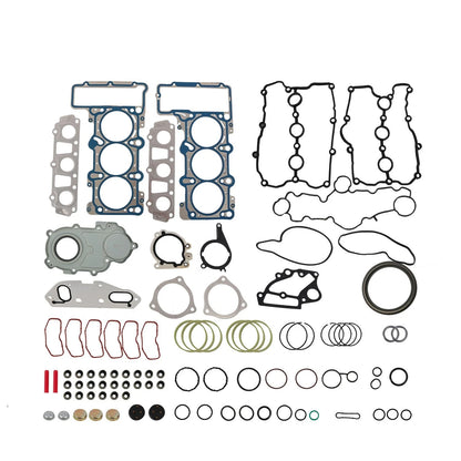 Engine Gasket Seals Kit Set w/ Head Bolts for Audi A6 S5 Q5 Q7 (3.0T) 06E103148AG, 06E103149AG, 06E 103 483 P, 06E 253 039 C