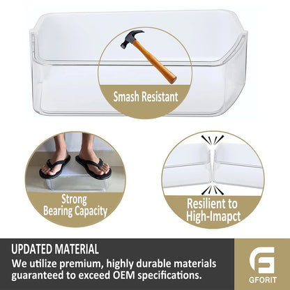 Right Side Refrigerator Door Shelf Bin for Samsung Fridge (7.87in)