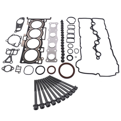 Engine Overhaul Gasket Kit with Head Bolts for Hyundai Sonata Kia Optima - 22321-25000, 20910-2G00A, 22311-2G600