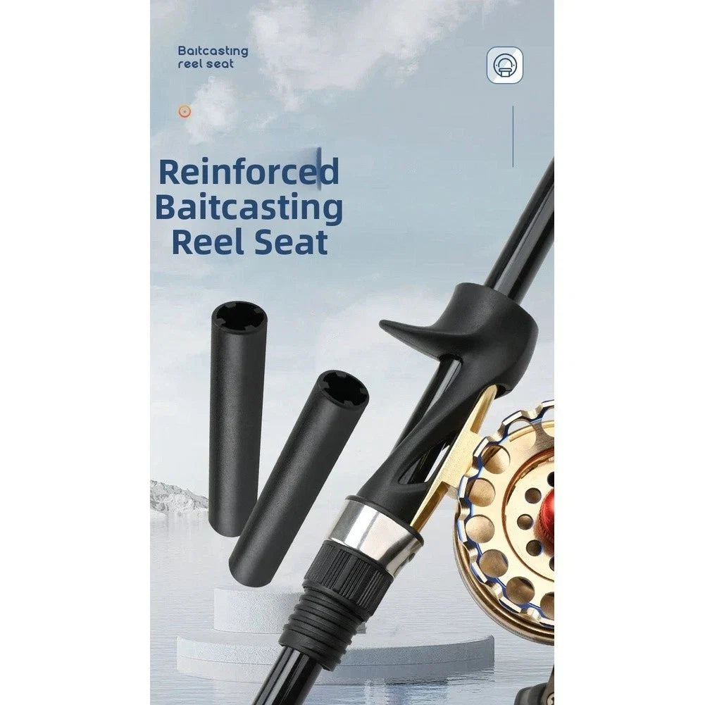 Plastic Alloy Reel Seat Tube for DIY Fishing Rod (11.3x1.55cm)