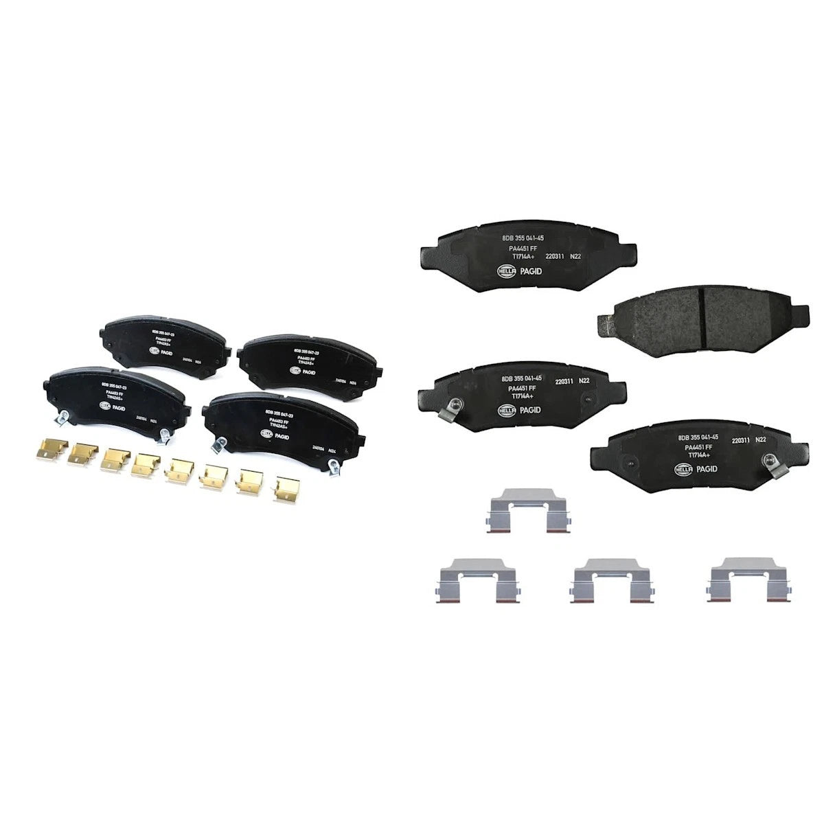 Set of 4 Brake Pad Sets for Cadillac CTS (2008–2014) SET-H57355047231