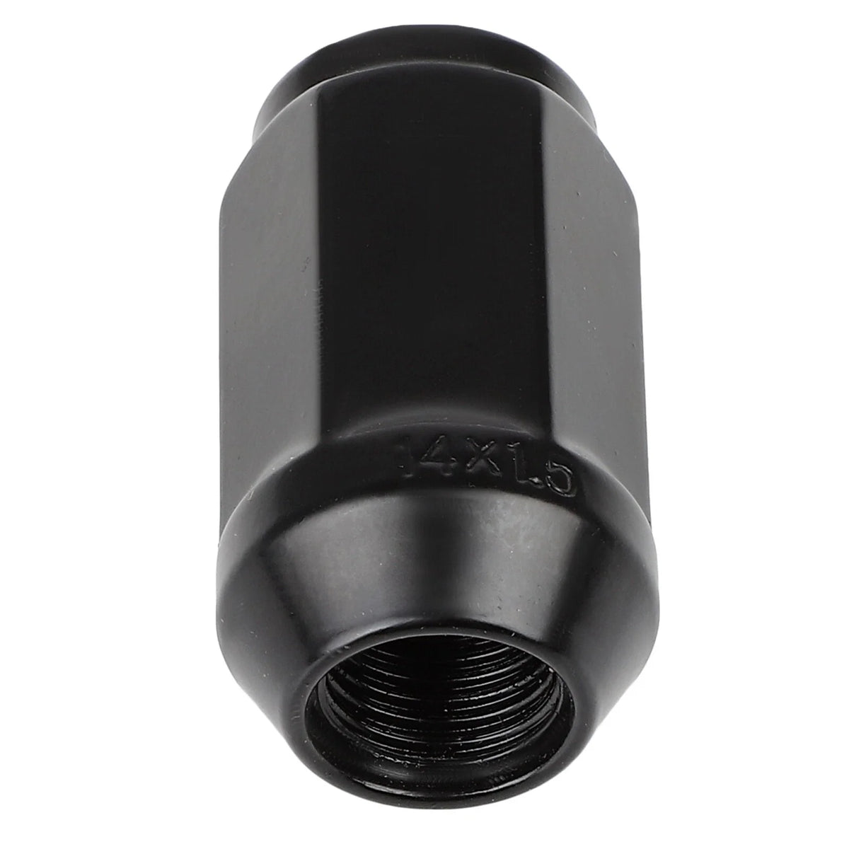 Set of 24 Bulge Acorn Lug Nuts 14x1.5 Black for Chevy Camaro Impala Tahoe