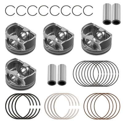 2.4L Engine Pistons & Rings Kit for Kia Sorento, Optima, Hyundai Sonata (2011–2019)