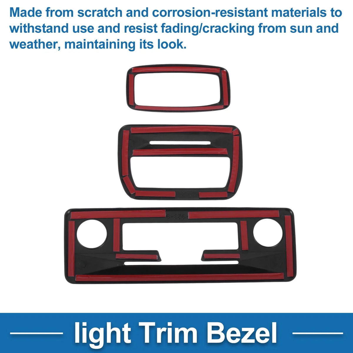 Light Trim Bezel Set for Nissan Serena (2023) Black