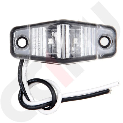 12pcs 12V 2 Diode Mini Sealed Trailer Light for Truck Side Marker Lamp
