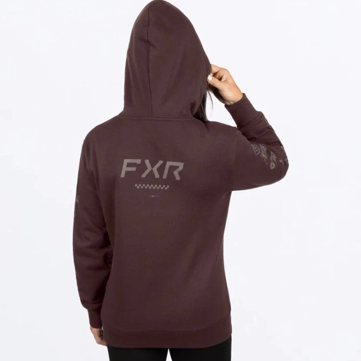3XL FXR Raisin Stack Cotton PO Hoodie