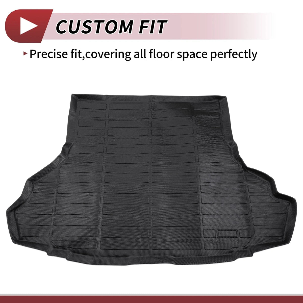 Cargo Liner Rear Trunk Mat for Ford Mustang (2015–2024) TPE Black