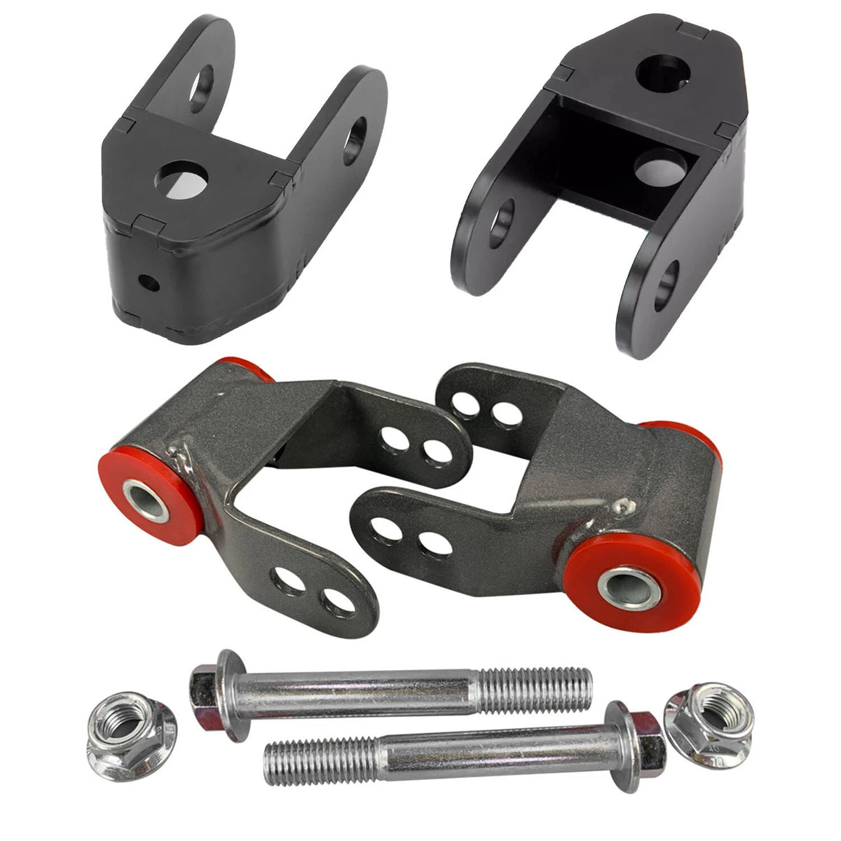 2" Rear Lift Shackle with Shock Extender for Silverado Sierra 1500 (1999–2007)