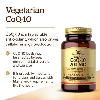 CoQ-10 200 mg for Solgar (30 Count)