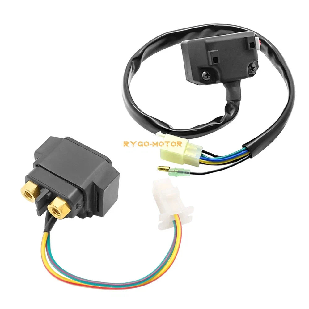 Start Stop Switch & Starter Solenoid Relay for Yamaha Big Bear 350 (1996–1998)