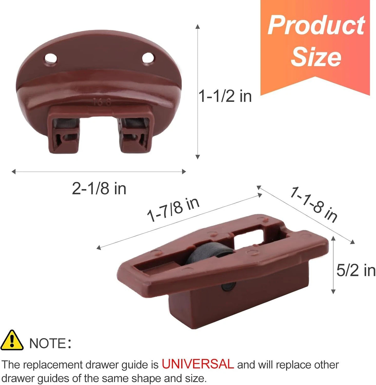 Set of 5 Drawer Slides for Kenlin Rite-Trak II