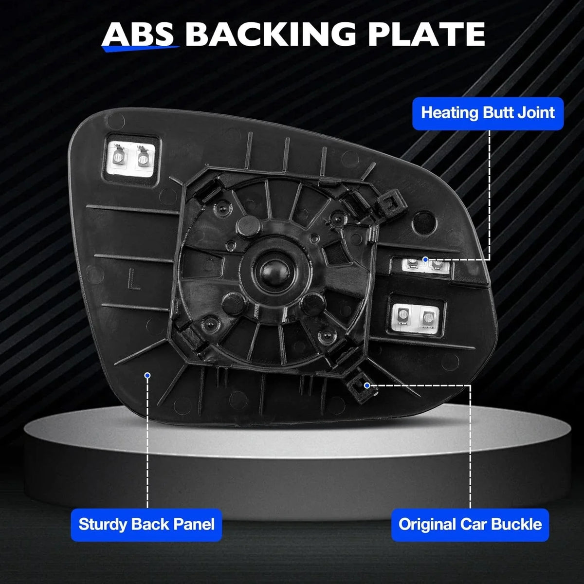 Heated Mirror Glass Set for Toyota RAV4 Tacoma 4Runner (2013–2024) w/ BLIS