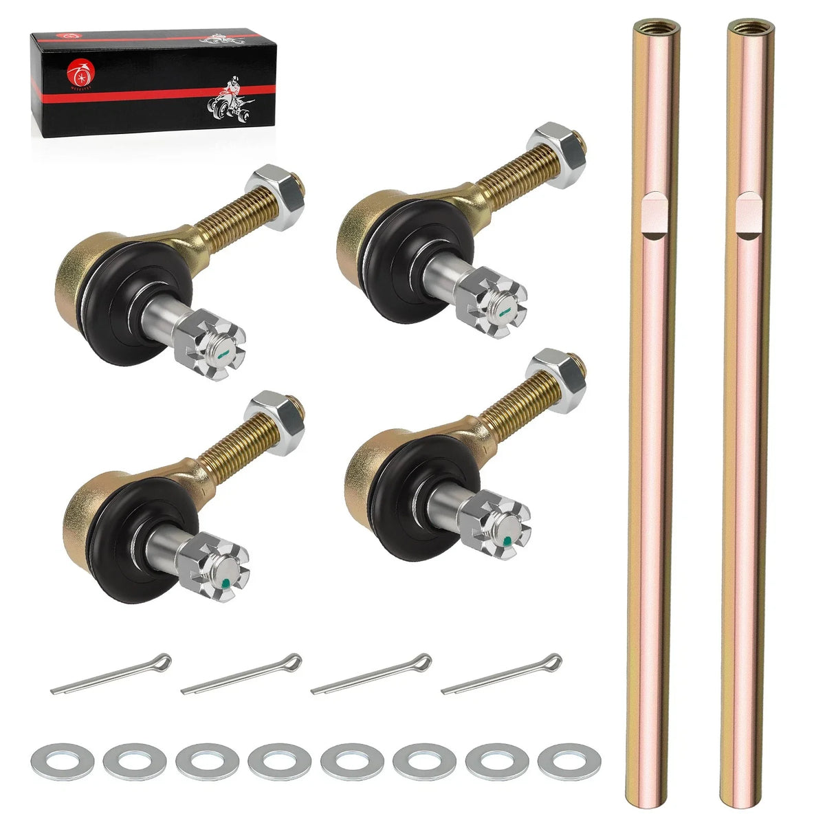 2X Tie Rods w/ Ends Assembly for Yamaha Big Bear 350 (1998–2006)