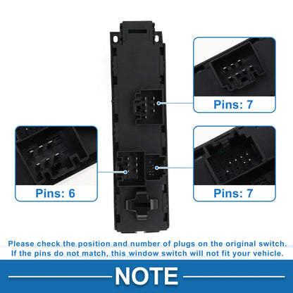 Front Power Window Switch for Ford Escape, Focus, Transit Connect (No.BM5Z14529H)