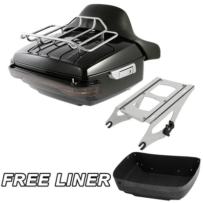 Trunk Pad Mount Rack Tail Light for Harley Electra Road Glide (2014–2026)