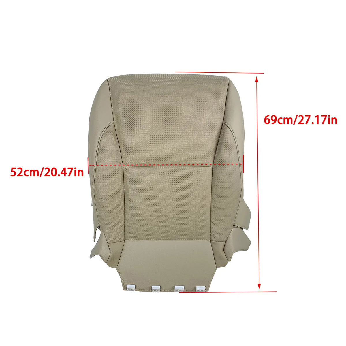 Leather Perforated Driver Bottom Seat Cover for Lexus ES350 (2007–2012)