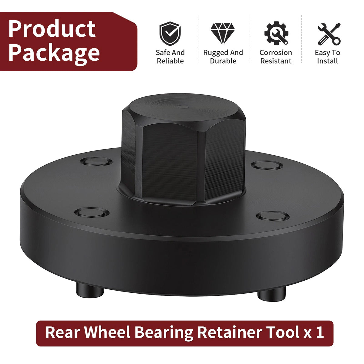 Rear Wheel Bearing Retainer Tool 08-0227 for Honda CL360 Scrambler (1974–1975)